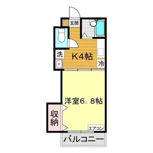 ウェルス西京I【1階】の間取り