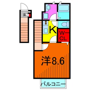 アスピリア フルール【2階】の間取り