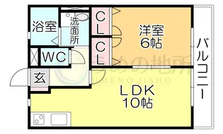 カーザミアI【1階】の間取り