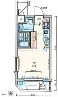 バージュアル横濱あざみ野【3階】の間取り