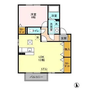 セピアコート C・D棟【1階】の間取り