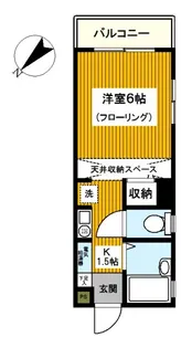 ヨコハマベイキングプリンセス【3階】の間取り