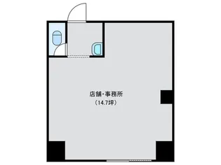 堤西原産業ビル【1階】の間取り
