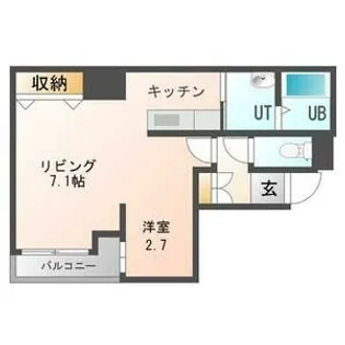 ロベージ【7階】の間取り