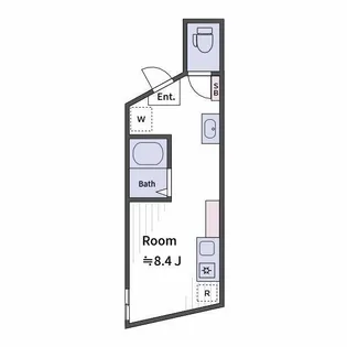 Liz西日暮里【1階】の間取り