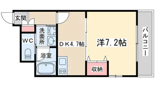 堂島プライマリーワン【4階】の間取り