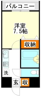 めぐみビル【3階】の間取り