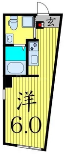 アーバンレーヴ西日暮里【4階】の間取り