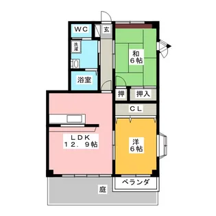 ハイステージ大塚【1階】の間取り