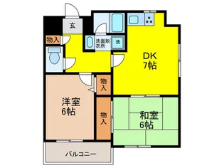 南田辺越部興産ビル【4階】の間取り