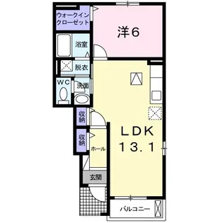 サンリット レジデンス I【1階】の間取り