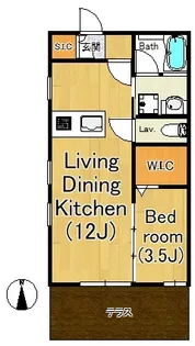 エターナル【1階】の間取り
