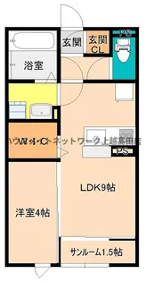 グレイスヒルズ【1階】の間取り