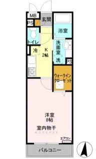 ヴィルクレール【3階】の間取り