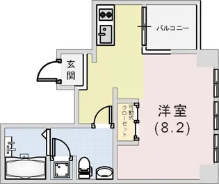 REVE【6階】の間取り