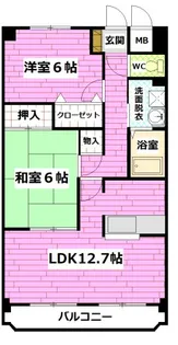 ジュビリー【3階】の間取り