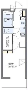 レオパレス槙【3階】の間取り