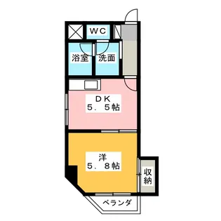 マスゼンビル【3階】の間取り