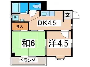 ニッシンハイツ【3階】の間取り