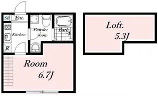 OREO日吉【1階】の間取り