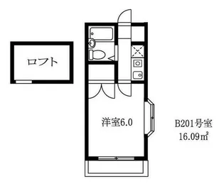 ウッドベルII B棟【2階】の間取り