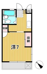 ベルフラワー【2階】の間取り