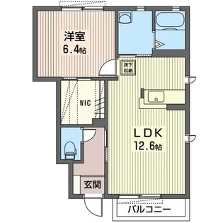 セブングラッドA【1階】の間取り