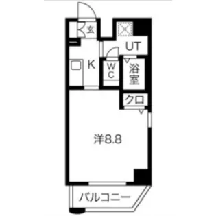インベスト本町WEST【11階】の間取り