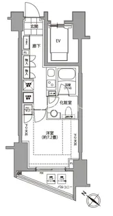 ピアース初台センティア【12階】の間取り