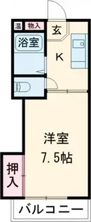 グリーンパレス【2階】の間取り