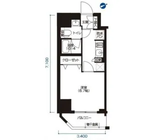 アーバネックス大森【2階】の間取り