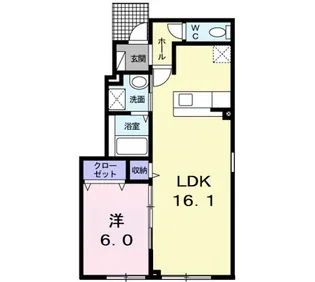 コンフォートIII【1階】の間取り