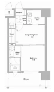 エンクレストNEO博多駅南【5階】の間取り