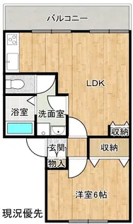コーポ曽田【1階】の間取り