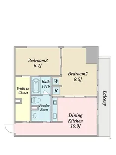 ブランヴェール【3階】の間取り