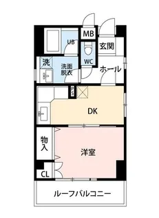 アブレスト浜町【7階】の間取り