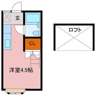 ペピタシティサイド【1階】の間取り