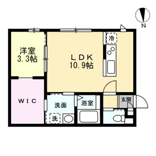 グランスイート森 B棟【2階】の間取り