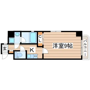 しゃとれ新寺【3階】の間取り