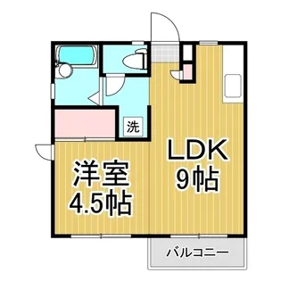 コーポ浦真【2階】の間取り