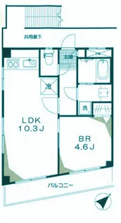 アーバン東大井【3階】の間取り
