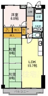 クリスタル【2階】の間取り
