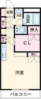 高砂ハイツ石原2【4階】の間取り