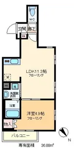 アヴァンティ亀戸【3階】の間取り