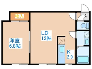 フロイデ24【2階】の間取り