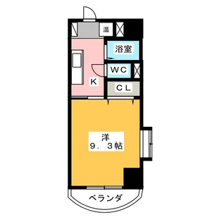 シャトーボナール【5階】の間取り