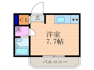 エクシブ林寺【2階】の間取り