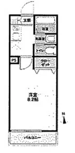 アファブルときわ台II【3階】の間取り