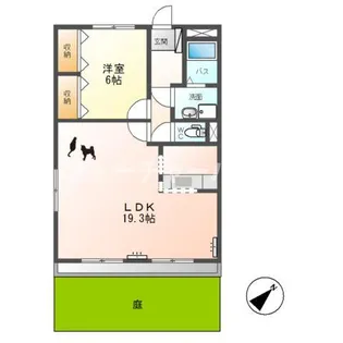 レジデンス O【1階】の間取り