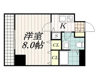 Humanハイム千葉本町【6階】の間取り